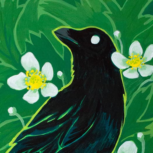 Crow Painting