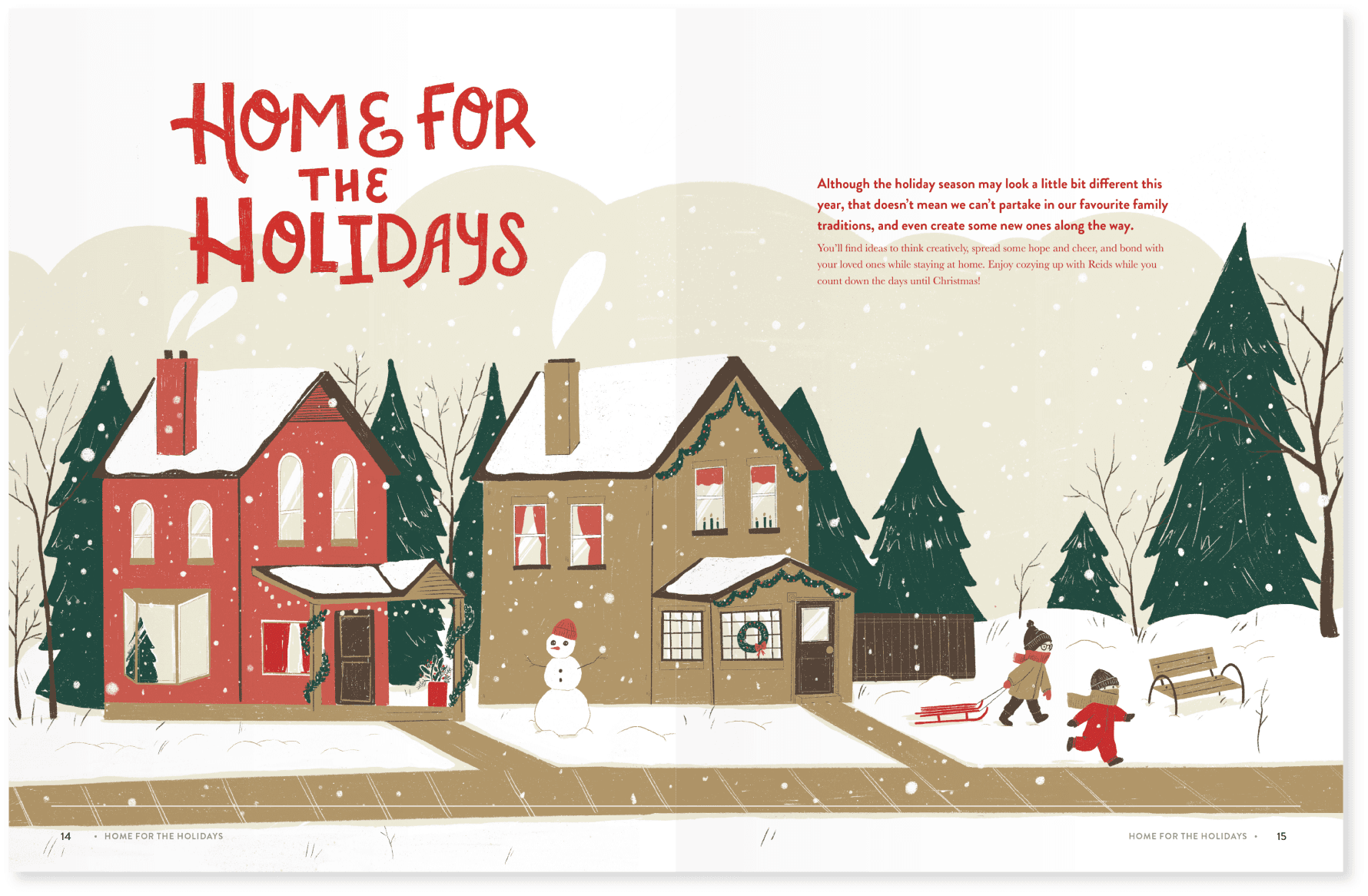 Reid's Holiday Catalog - Spread 1